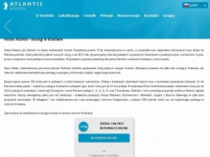 Tanie noclegi w centrum Krakowa, hostel Atlantis